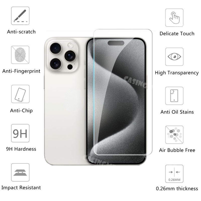 Kính Cường Lực 2 Trong 1 Bảo Vệ Ống Kính Máy Ảnh Cho iphone 15 pro max 14 pro 15pro + 15plus 15promax plus 4g 5g