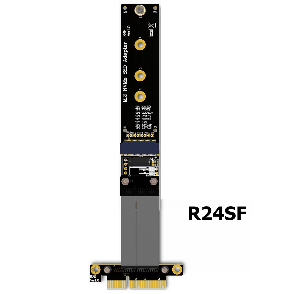 Jmt Dây Cáp Mở Rộng Ổ Đĩa ssd r44sf / r24sf m.2 Hỗ Trợ Thẻ Nhớ m2 to pci express 3.0 4.0 x4 pci-e 32g / bps