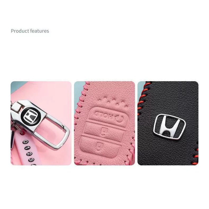 Bao Da Bảo Vệ Chìa Khóa Điều Khiển Từ Xa Cho Xe Hơi honda city hrv wrv civic accord crv jazz brv Vỏ