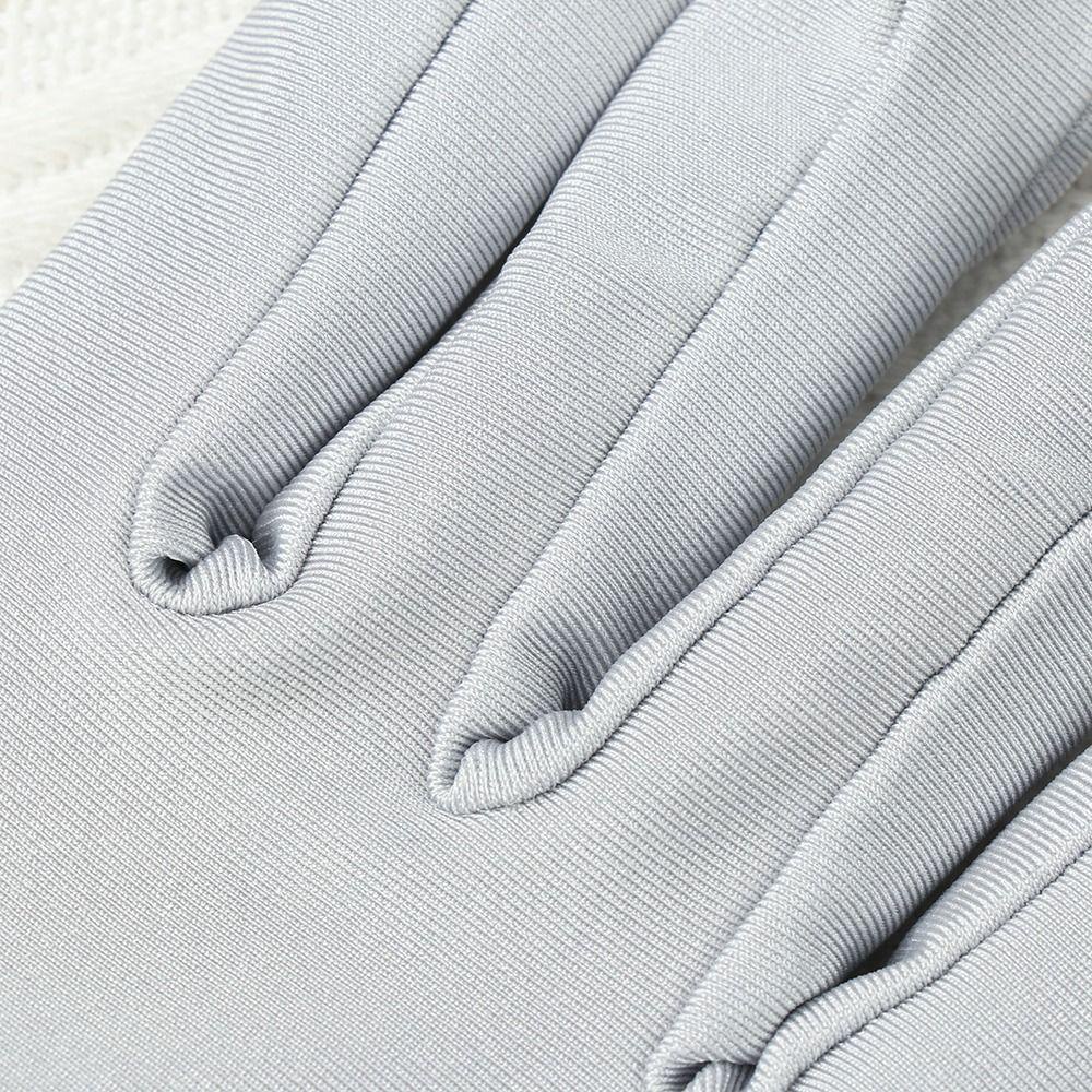Găng tay lái xe TRACEILLOIAN, Găng tay chống nắng thêu đàn hồi, Găng tay chống nắng mỏng ngoài trời cho bé gái