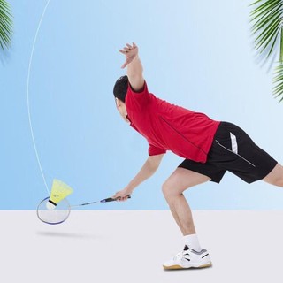 LILYES 1 Bộ Cầu Lông Traininer, Kèm Theo Thực Hành Cầu Lông Tự Huấn Luyện, Dụng Cụ Tập Cầu Lông Quay Đánh Co Giãn Tự Huấn Luyện Cầu Lông Cho Trẻ Em & Người Lớn