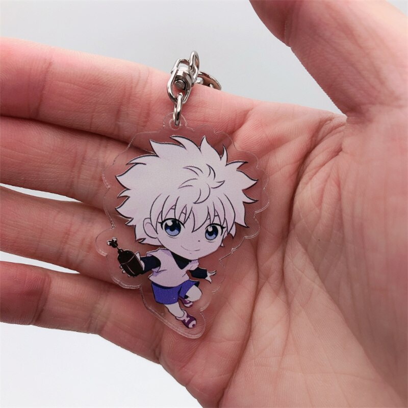 Móc khoá Anime HUNTER×HUNTER Keychain FREECSS Killua Zoldyck Kurapika Anime Manga Phụ Kiện Trang Trí Túi xách Balo