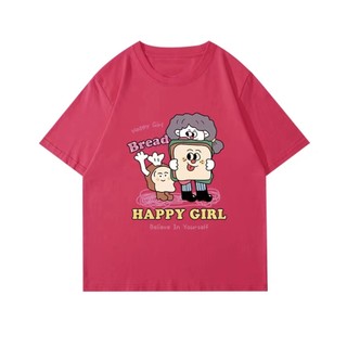 HIIXIIVI Áo Thun Tay Ngắn Dáng Rộng 100% cotton In Họa Tiết Hoạt Hình Dành Cho Nam Nữ size 5xl