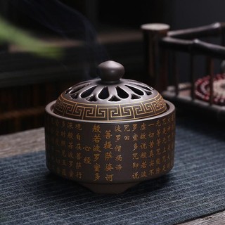 Lư Sứ Xông Trầm Cao Cấp - Khắc Bát Nhã - Trầm Hương Yên Lộc