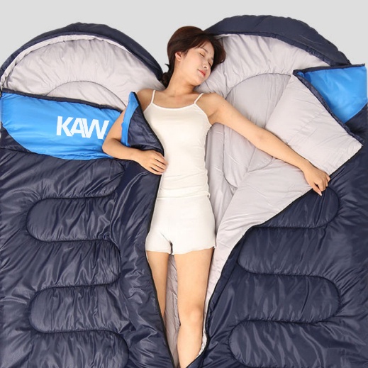 Túi ngủ văn phòng KAW 1.3KG siêu nhẹ, túi ngủ gấp gọn bề mặt chống thấm nước bảo hành 12 tháng