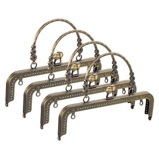 METALWRK Ví Khung Kiss Clasp, Kim Loại Vintage Ví Khóa Khung, Túi Mini Túi Phần Cứng Kiss Khóa Túi Làm