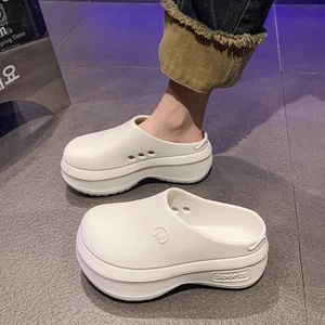 Giày Lỗ Nữ Thể Thao Thông Thường Giày Sandal Cao Cấp Y Tá Lỗ Giày Nữ Mùa Hè