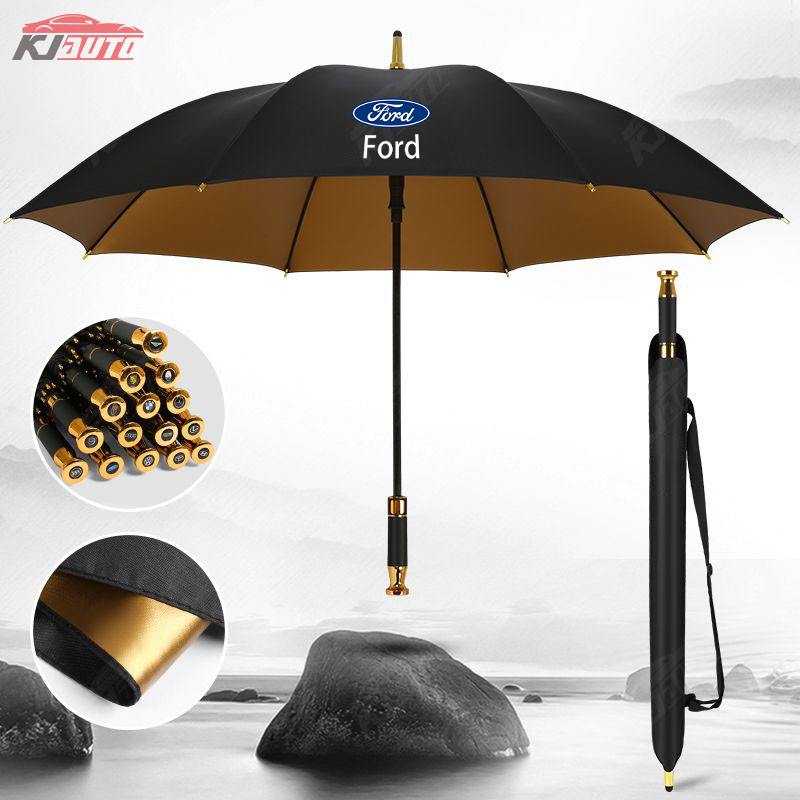 [Rolls Royce Style] Ô dù chơi gôn tự động Ford 4S Store Ô VIP Ô che nắng chống tia cực tím Ô tô kinh doanh Quà tặng cho Ranger Ecosport Focus 5d Kuga Fiesta T6 T7 T8 Lãnh thổ