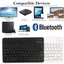Bộ bàn phím không dây Bluetooth và chuột im lặng cho iOS Android