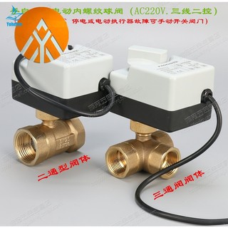 Ac220v 2 Chiều 3 Dây Van Điều Khiển Động Cơ Điện Với Công Tắc 3 Dây