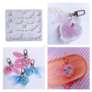 Flgo Khuôn Silicon Làm Bông Tai diy Hình Cánh Bướm Trang Trí Nhà Cửa / Xe Hơi
