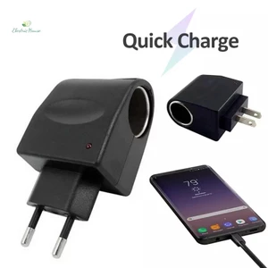 Ổ Cắm Chuyển Đổi Đa Năng 220V AC Sang 12V Bộ Chuyển Đổi Nguồn Điện Ô Tô Ổ Cắm Bộ Chuyển Đổi mới