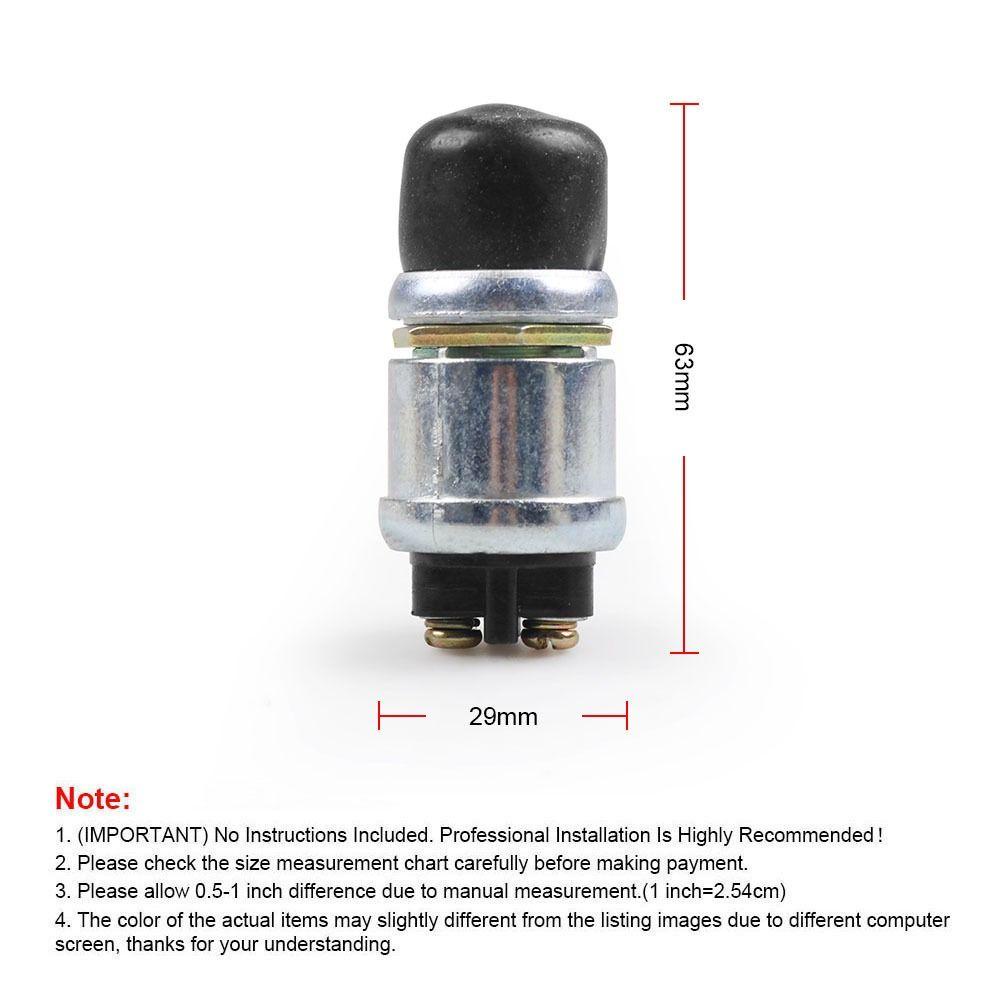 Công tắc nút nhấn NKSFX, Chống nước 50A 12V, Công tắc theo dõi thuyền ô tô Khởi động nút nhấn Động cơ còi