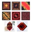 Mya 21 Fire Bandana Đầu Khăn Cho Nữ Co Giãn Vuông Turban Đầu Khăn