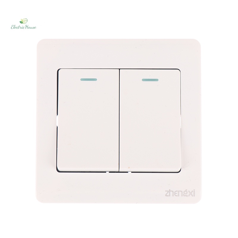 [Nhà Điện] Tường 1 / 2 / 3 / 4 Gang 1Way Nút Bật / Tắt Nút Nhấn mới
