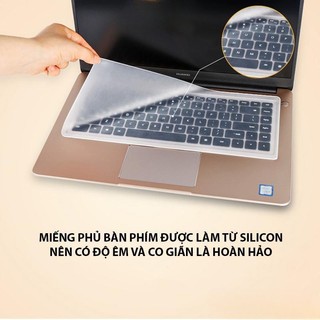 Tấm Lót Bảo Vệ Bàn Phím Máy Tính 13 -14 in & 15 - 17 & 12 & 10 inch Silicon Chống Nước, Chống Bụi Bẩn