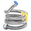 Ống thép không gỉ DELMER 304, dày có cờ lê Ống sóng, 10cm / 20cm / 30cm / 40cm / 50cm Ống nối máy nước nóng chịu nhiệt độ cao chống cháy nổ ngoài trời