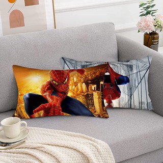 Ốp Gối Hình Chữ Nhật Người Nhện In Hình Một Mặt Gối Polyester Sofa Đệm Trang Trí Nhà Cửa (Không Có Lõi)