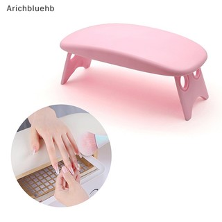 < Arichbluehb > Gối Kê Tay Để Bàn Hỗ Trợ Luyện Tập Đánh Bóng / Làm Móng Có Thể Gấp Gọn