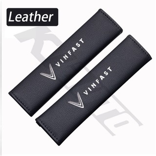 Set 1 / 2 Đệm Da Bọc Dây Đai An Toàn Xe Hơi vinfast lux a fadil president sa vf e34