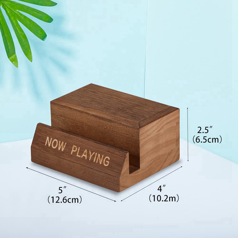 1 Giá Đỡ Đĩa Than Bằng Gỗ Để Bàn Tiện Dụng