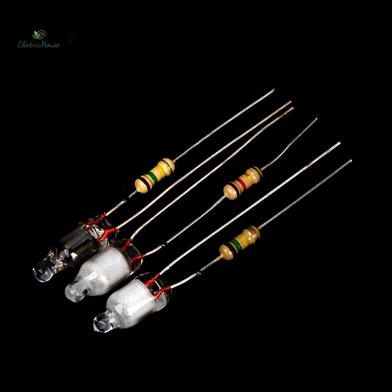 Set 10 Bóng Đèn neon 4 * 10mm 5 * 13mm Đa Dụng Chất Lượng Cao