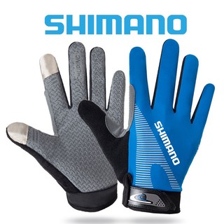 2023 Shimano Găng Tay Câu Cá Nam Ngoài Trời Chống Nắng Thoáng Khí Chống Trơn Trượt Chống Mài Mòn Tất Cả Ngón Tay Găng Tay Câu Cá Nam