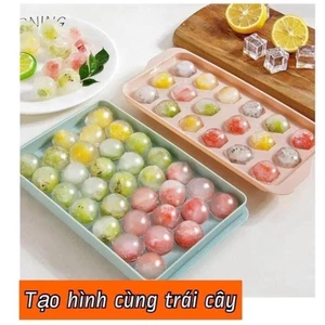 Khay làm đá 33 viên tròn chuyên làm đá , làm thạch