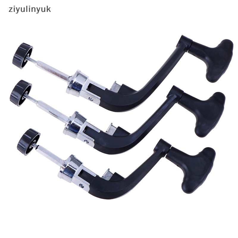 Ziyulinyuk Kim Loại Cuộn Tay Cầm Cầm Máy Câu Thay Thế Rocker Tay Quay Tay Cầm EN