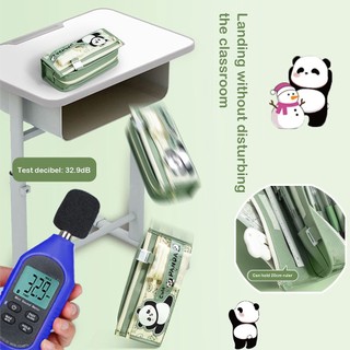 Túi Đựng Bút Họa Tiết Gấu Trúc Hoạt Hình Dễ Thương