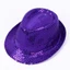 DELMER Dance Jazz Cap, Sequin Brilliant Sequins Fedora Hat, Role Play Prop 58cm / 54cm Hip Hop Sáng Bóng Lấp Lánh Mũ Jazz Trẻ Em