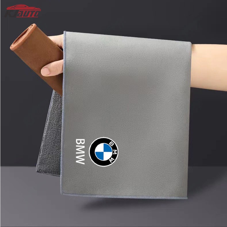 Khăn Lau Xe Hơi Bằng Da Lộn Hai Mặt Chất Lượng Cao Cho Bmw M 3 Series 5 Series X5 X3 X1 2 Series 1 Series 4 Series X4