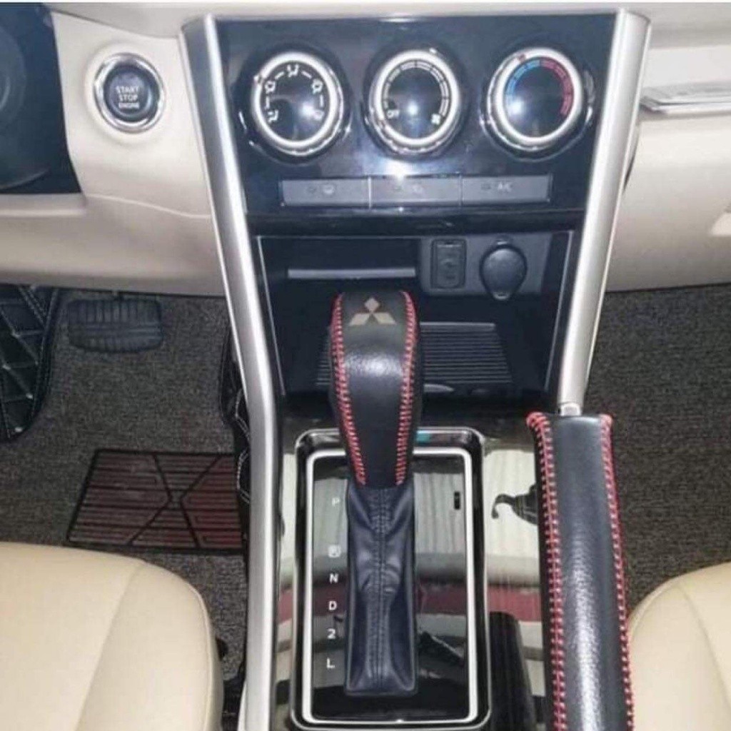 Bao da bọc Cần số & Phanh tay các đời xe Mitsubishi Xpander da nhập khẩu, khâu thủ công