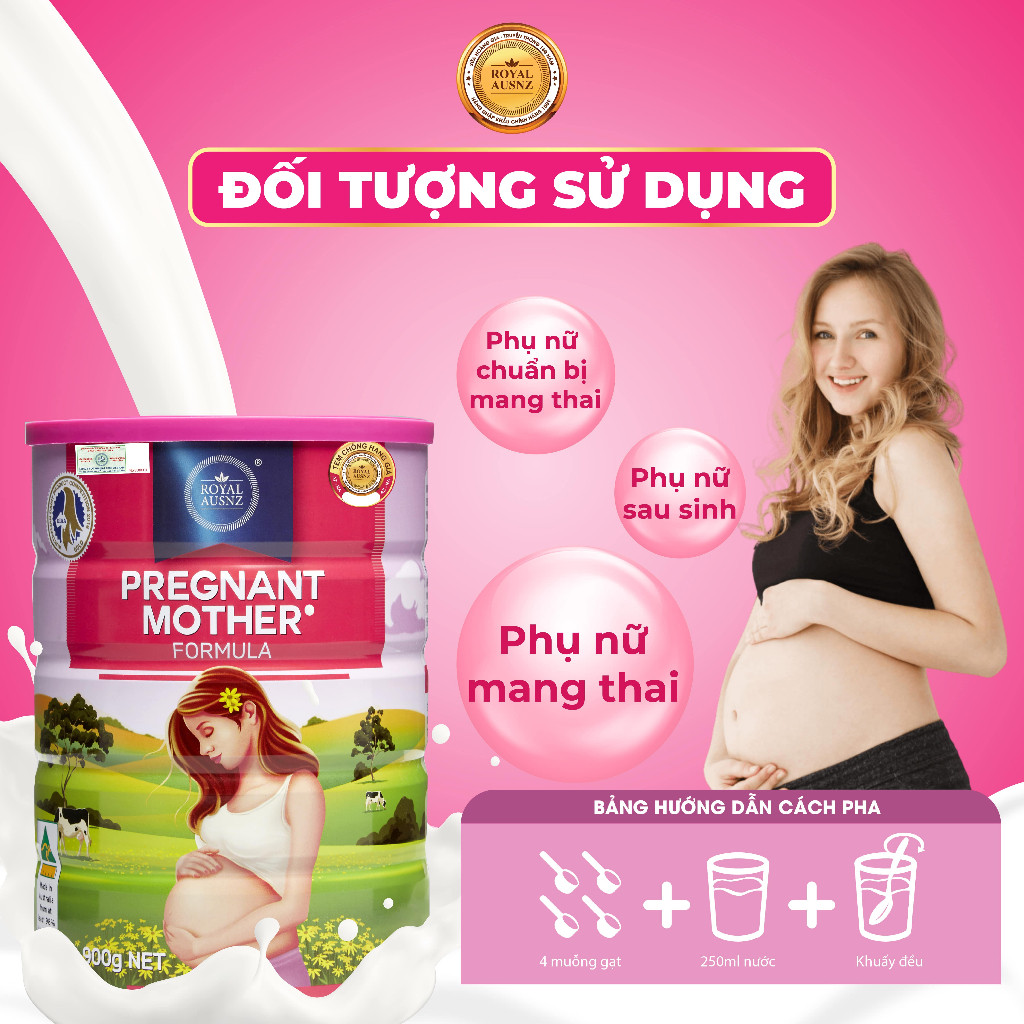 Ảnh Sữa Bột Hoàng Gia Pregnant Mother Formula Dành Cho Phụ Nữ Mang Thai Royal AUSNZ 900g 4