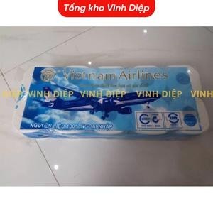 Giấy vệ sinh cuộn máy bay 12kg 2 loại tan trong nước không bụi thích hợp cho gia đình