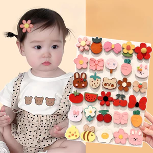 Miếng dán cắt tóc kẹp tóc cho bé gái dễ thương cho bé không làm tổn thương tóc