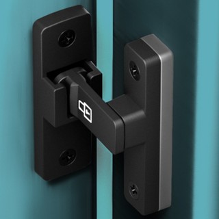 Bộ Chốt Cửa Dạ Quang 90°/180° Chất Lượng Cao, Khóa Cửa Trượt Hợp Kim Kẽm, Cài Đặt Không Cần Đục Lỗ