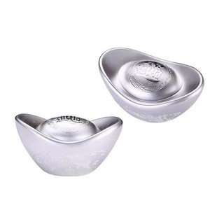 Thỏi bạc nguyên chất mờ phong thủy tài lộc, bộ sưu tập đầu tư, quà tặng Miao 25.2.9