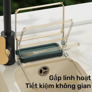 Giá treo túi lọc rác bồn rửa bát ngăn tắc nghẽn, Giá lọc thức ăn thừa, Bồn rửa chén bát tặng kèm 50 lưới lọc