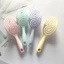 FAVORITEGOODS Lược Uốn Cong Lớn, Lược Massage Da Đầu Bộ Xương ABS, Màu Kẹo PP Xoăn Lược Tạo Kiểu Tóc Tóc