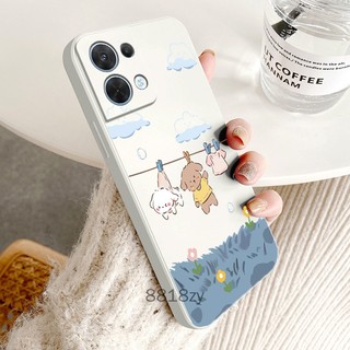ốp lưng oppo reno 8 reno 8 pro Ốp Điện Thoại tpu silicone Mềm Chống Rơi Vỡ In Hình Dễ Thương Kèm Dây Đeo Cho oppo reno 8 reno 8 pro