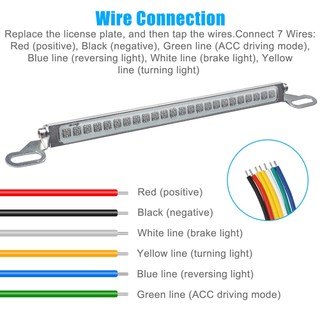 Bảng Đèn led rgb 24 Bóng Báo Tín Hiệu Đỗ Xe Thông Dụng Cho Xe Hơi / Xe Tải / Tàu Thuyền rvs