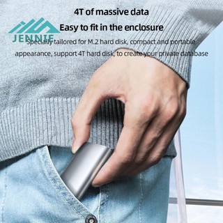 Hộp m2 nvme ssd case 10gbps hdd box m.2 ngff ssd Sang usb 3.1 ngff type-Ca Cho m.2 ssd 2230 2260 2280 [Jennie1Vn]