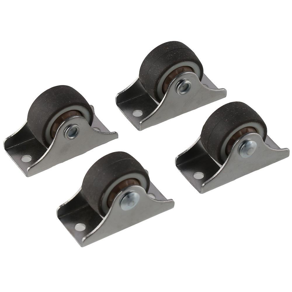 SLICELLIFE 4 Bánh xe cố định, Vòng bi im lặng Mini 1 '', Bánh xe nhỏ bền bỉ Bánh xe tủ