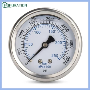 Đồng Hồ Đo Áp Suất 3500psi n14x1 5 Chuyên Dụng Cho Máy Rửa Xe Hơi