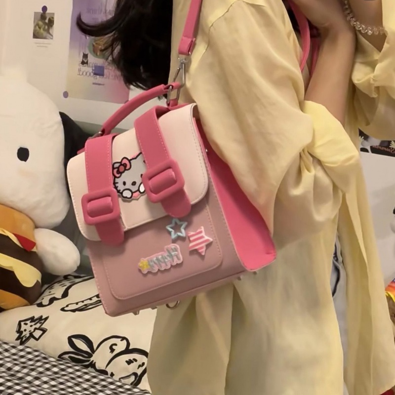 Ba Lô Đeo Vai sanrio Hình Vuông Cỡ Nhỏ Họa Tiết Hello Kitty Dễ Thương Cho Nữ | BigBuy360 - bigbuy360.vn