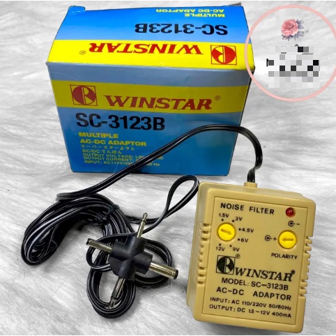 Nguon Đa Năng Winstar 12V SC-3123B dùng cho máy Thần Thánh, PRO, Giant Sun, IDM, Phổ Thông...