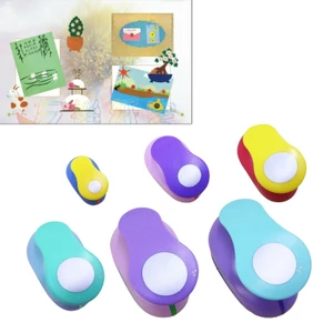 SA Lỗ Tròn Puncher Cho Trẻ Em DIY Craft Project Thêu Sò Làm Thiệp Sinh Nhật