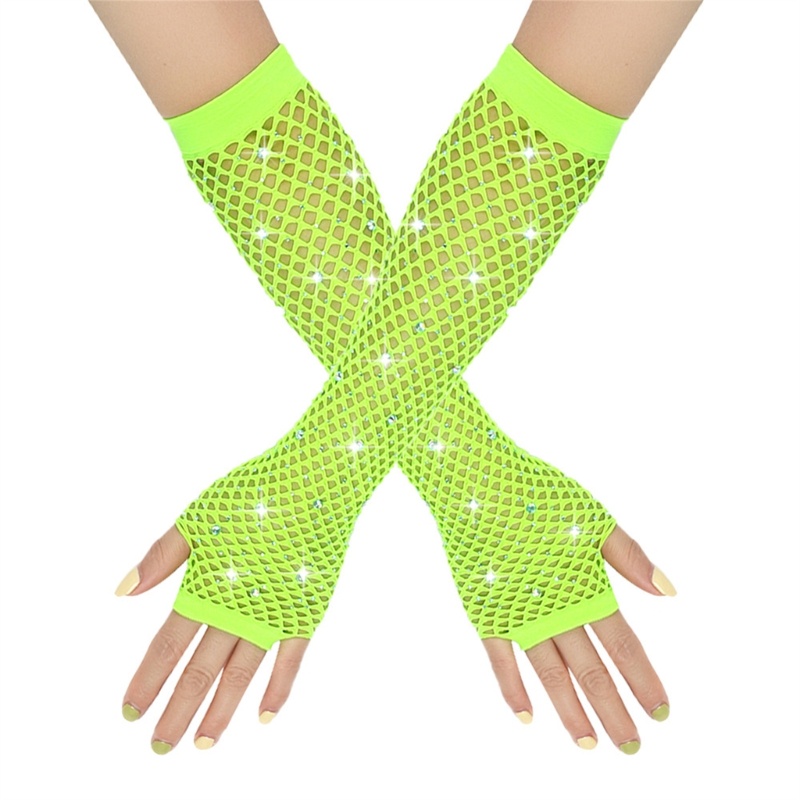 Zyaruko Găng Tay Lưới Cá Blingbling - Phụ Kiện Dự Tiệc