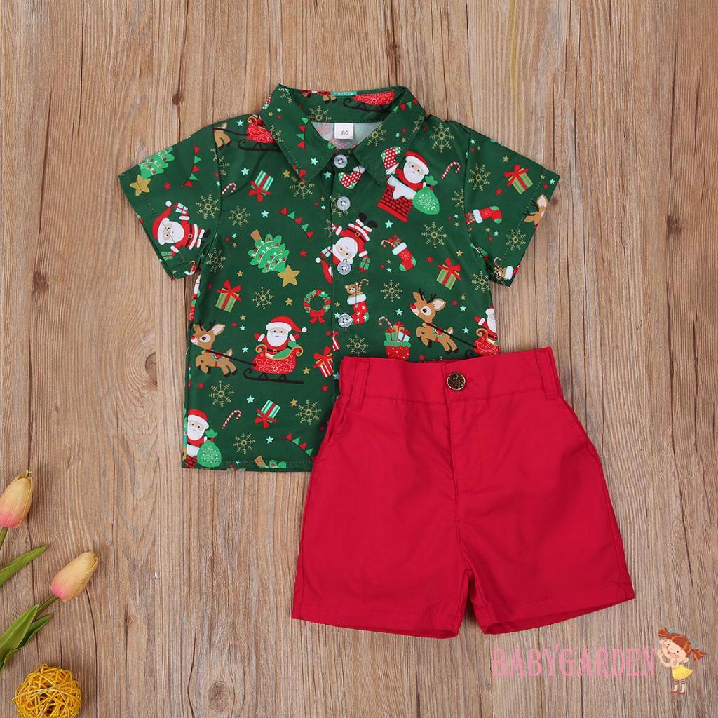 Set Áo Thun polo & Quần short Trơn Màu Cho Bé Trai 1-6 Tuổi